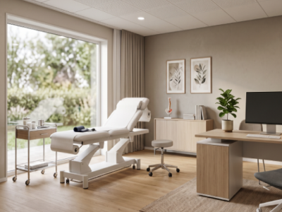 Treatment room at a partner clinic